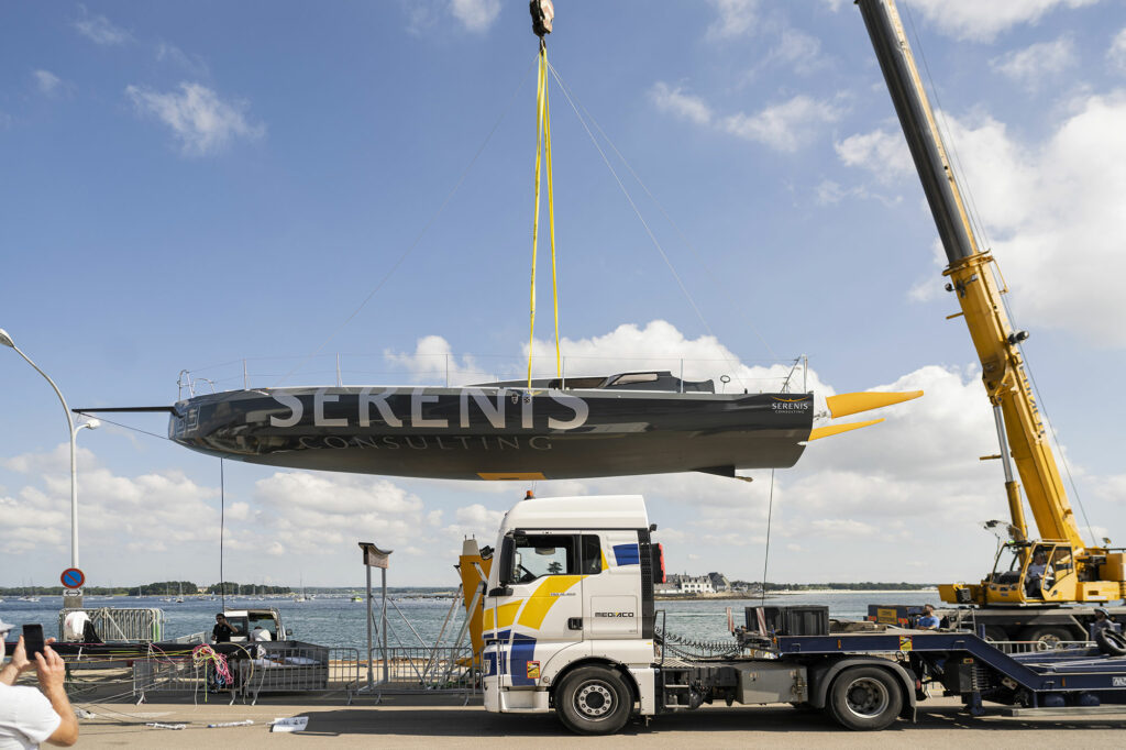 Mise à l’eau du Class40 Serenis Consulting – Le 16 Juillet 2021 à Loctudy