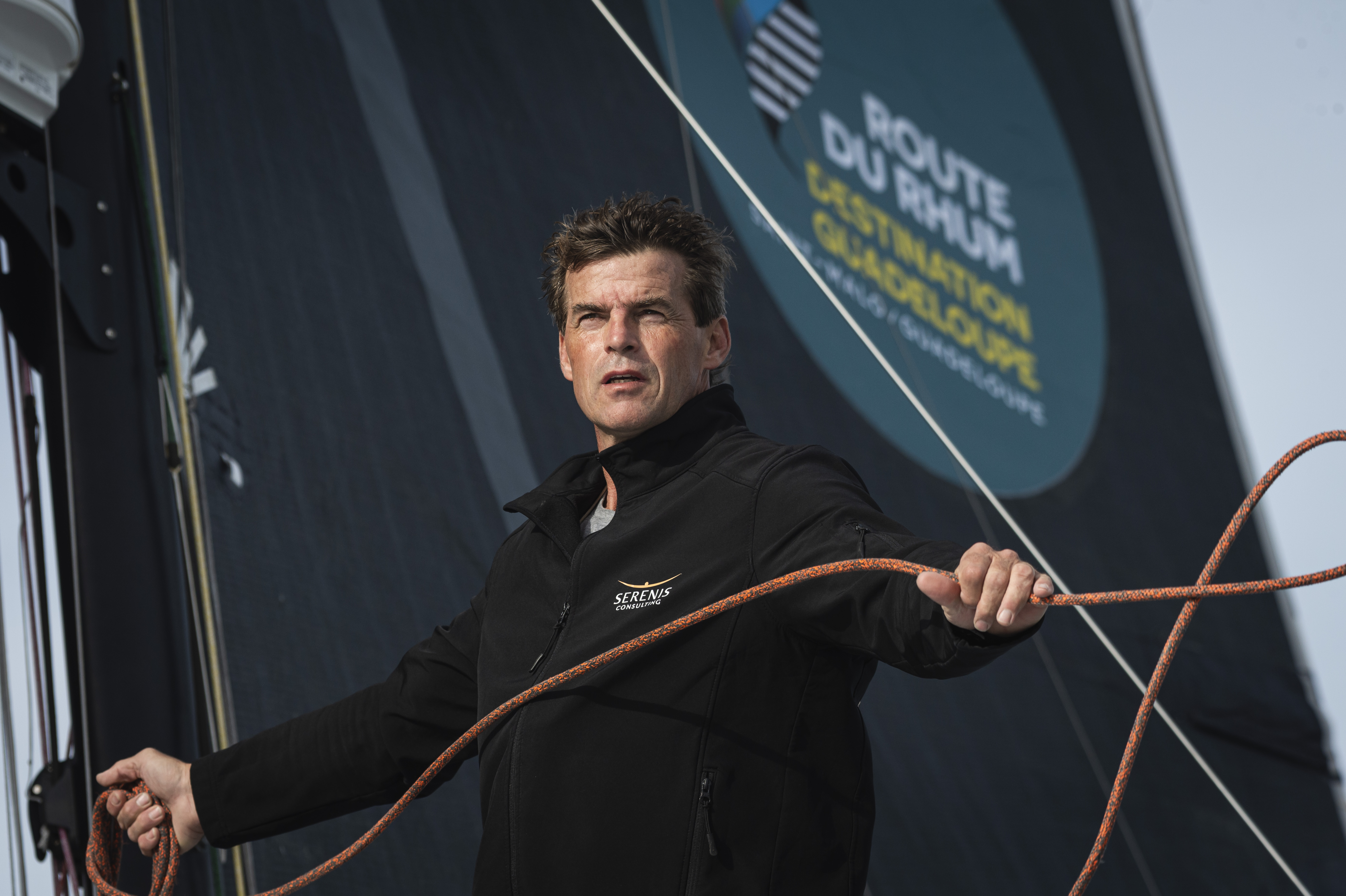 Banque images Route du rhum 2022 – Jean Galfione